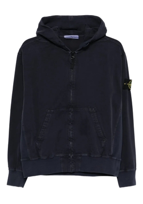 Stone Island pouch-pocket hoodie - Blue