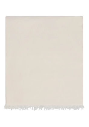 Max Mara fringed stole scarf - Brown