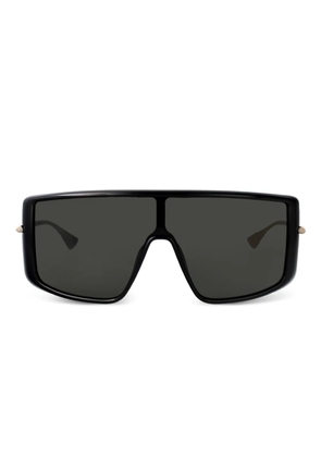 Alexander McQueen Eyewear rectangle-frame sunglasses - Blue