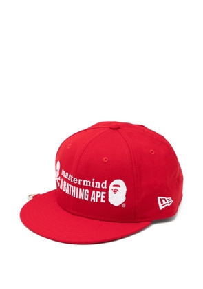 Mastermind Japan x A Bathing Ape logo-embroidered cap