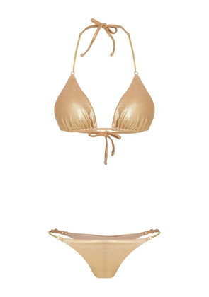 Amir Slama metallic bikini - Gold