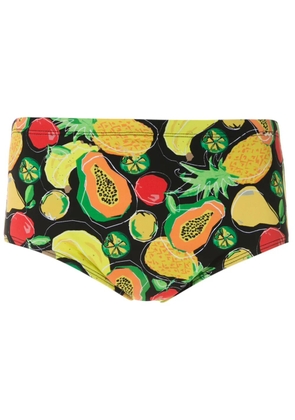Amir Slama Frutas print trunks - Black