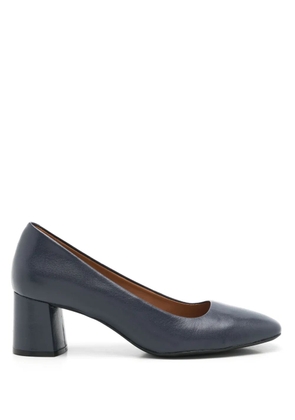 Sarah Chofakian Scarpin Beauvoir 45mm leather pumps - Blue
