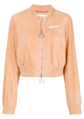 Off-White free as a butterfly bomber jacket - Neutrals