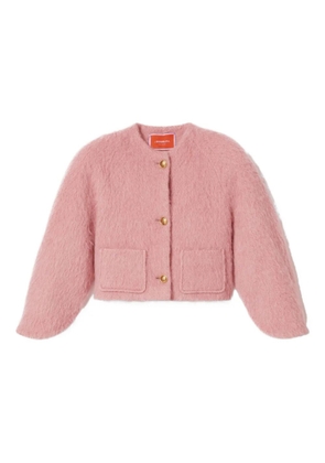 La DoubleJ Blair wide-sleeve wool-blend jacket - Pink