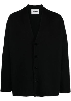 Jil Sander V-neck wool cardigan - Black
