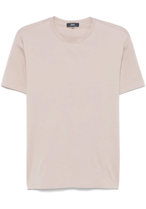 Herno lightweight-jersey T-shirt - Neutrals