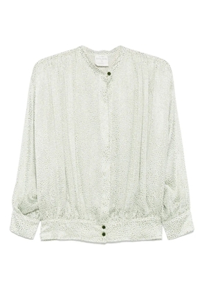 Forte Forte abstract-pattern blouse - Green