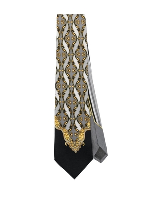 Versace Pre-Owned 1990s silk tie - Grey