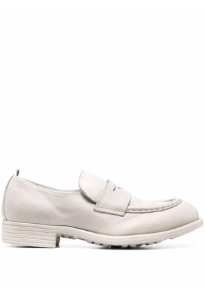 Officine Creative slip-on leather loafers - White