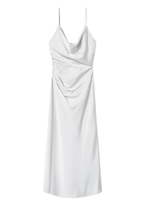 TWINSET satin-weave midi dress - Silver