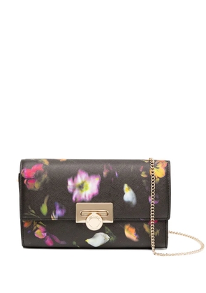 Ted Baker all-over floral print crossbody bag - Black