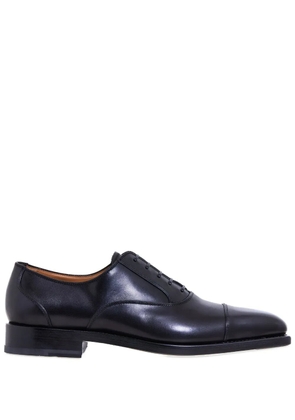Ferragamo tonal-toecap leather oxford shoes - Black