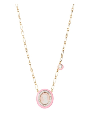 Cameo & Beyond Glam Ladies necklace - Gold