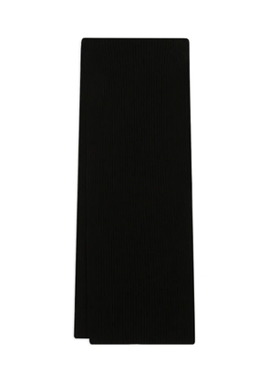 Dolce & Gabbana ribbed knitted scarf - Black
