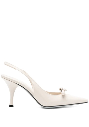 Roberto Festa 70mm Marigold slingback pumps - Neutrals