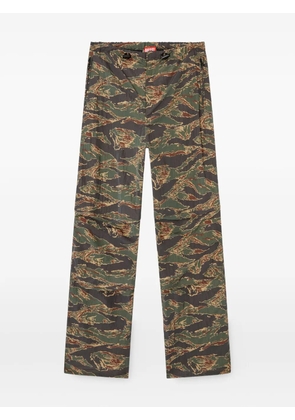 Diesel graphic-print trousers - Green