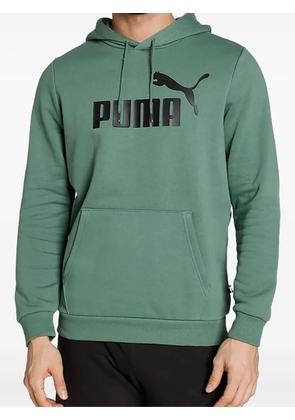 PUMA logo-print hoodie - Green