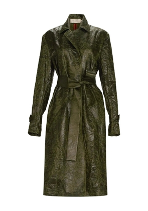 Silvia Tcherassi Nilo belted trench coat - Green