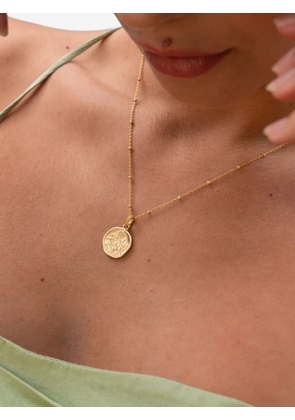 DOWER AND HALL Lucky Sixpence necklace - Gold