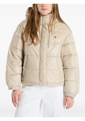 Calvin Klein Shine puffer jacket - Neutrals