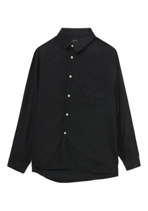 Black Comme Des Garçons button long-sleeve shirt