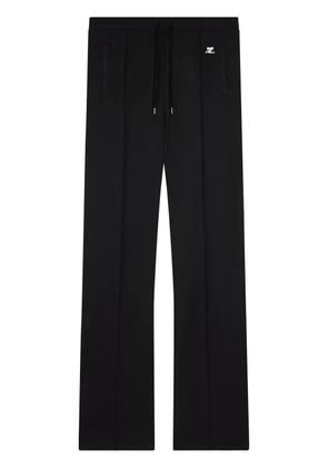 Courrèges straight-leg track pants - Black