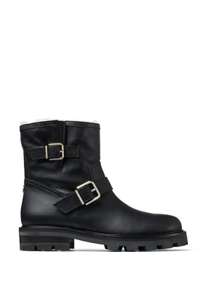 Jimmy Choo shearling-lined Youth II boots - Black