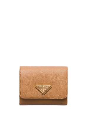 Prada Saffiano wallet - Brown