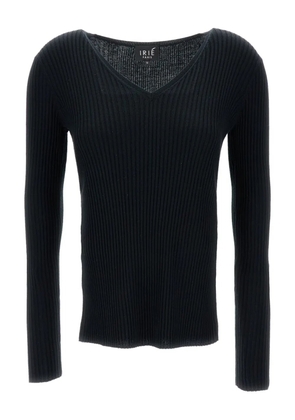 Irie' ribbed V-neck sweater - Black