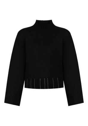 Fabiana Filippi Monili-embellished sweater - Black