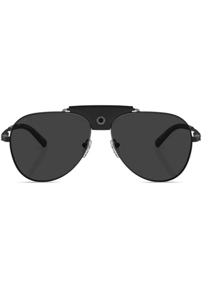 Bvlgari pilot-frame tinted-lenses sunglasses - Black