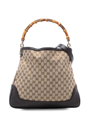 Gucci Pre-Owned 2016-2025 GG Canvas Bamboo Diana satchel - Brown
