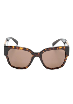 Versace Eyewear tortoiseshell-effect square-frame sunglasses - Brown