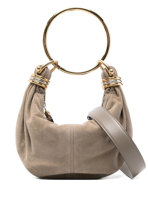 Chloé Bracelet suede tote bag - Grey