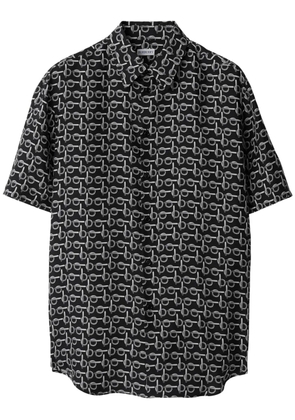 Burberry B silk shirt - Silver