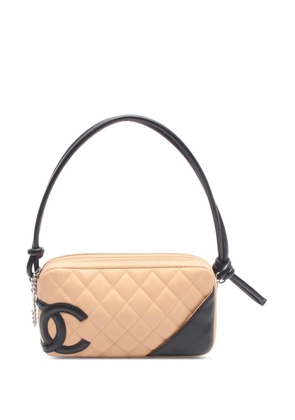 CHANEL Pre-Owned 2003-2004 Small Lambskin Cambon Ligne shoulder bag - Pink