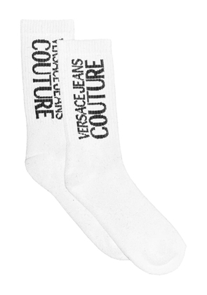 Versace Jeans Couture logo-print socks - White