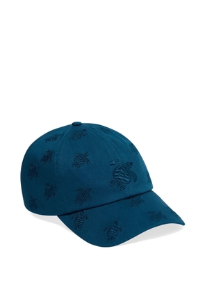 Vilebrequin turtles-embroidered cap - Blue