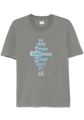 C.P. Company logo-print T-shirt - Grey