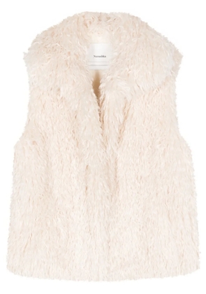 Nanushka faux-fur vest - White
