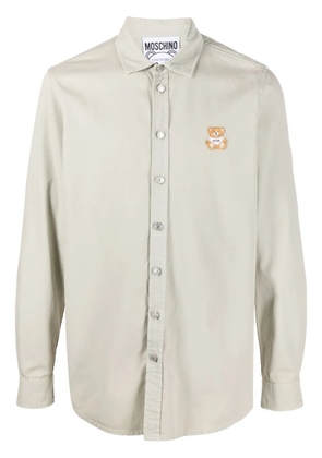 Moschino Teddy Bear-motif cotton shirt - Green