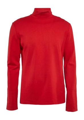 Just Cavalli turtleneck logo-tape top - Red