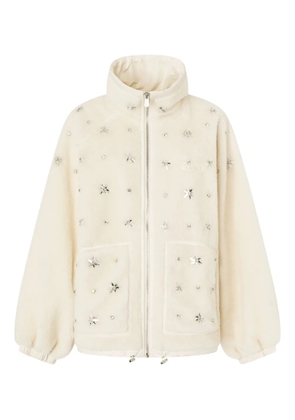 PINKO Graciana embellished jacket - White