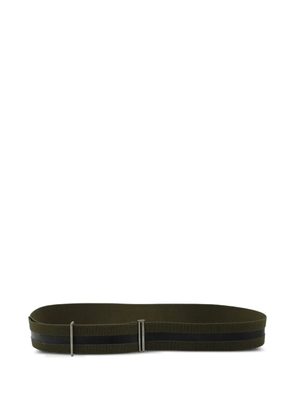 Jil Sander Pre-Owned canvas leather-insert belt - Green