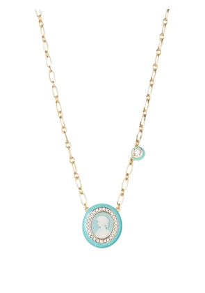 Cameo & Beyond Glam Ladies necklace - Gold