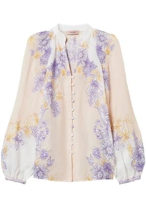 TWINSET floral-print blouse - Neutrals