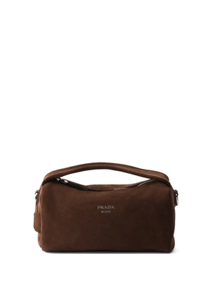 Prada suede shoulder bag - Brown