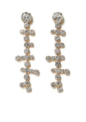 TWINSET crystal-embellished drop earrings - Gold