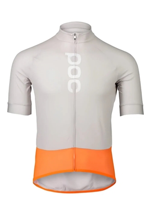 POC logo-print zip-up performance jacket - Grey